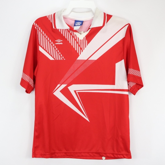 vintage 90s umbro pro training short sleeve sweater